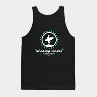 Chasing Waves Surfing Summer Design Tank Top